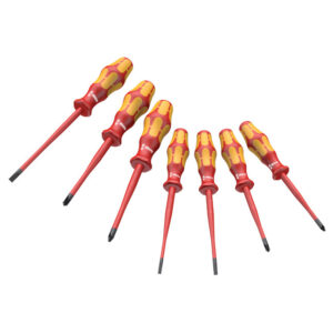 Wera 135961 160 iss/7 VDE Slim Blade and Handle Screwdriver Set- 7 Piece