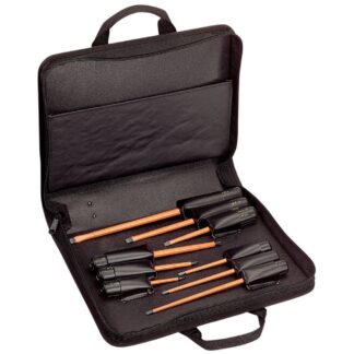 Klein 33528 Screwdriver Set, 1000V Insulated Slotted and Phillips, 9-Piece