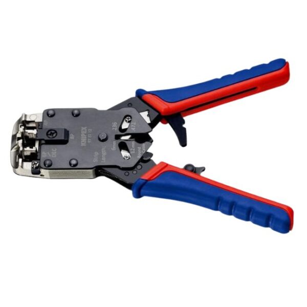 Knipex 975112 8-1/4" (200mm) Crimping Pliers for Western Plug Types