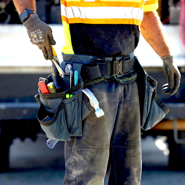 Badger 432010 Gunmetal Grey Trimmer Tool Bag BC Fasteners