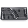 GearWrench 81900 12 Point Long Pattern Combination SAE/Metric Wrench Set 24-Piece