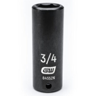 GearWrench 84552N 1/2" Drive 6 Point Deep Impact SAE Socket 3/4"