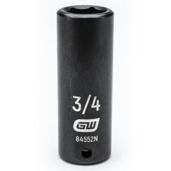 GearWrench 84552N 1/2" Drive 6 Point Deep Impact SAE Socket 3/4"