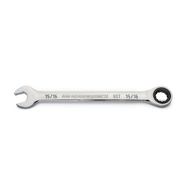 GearWrench 86952 15/16" 90-Tooth 12 Point Ratcheting Combination Wrench