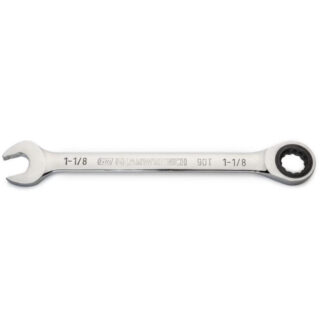 GearWrench 86955 1-1/8" 90-Tooth 12 Point Ratcheting Combination Wrench