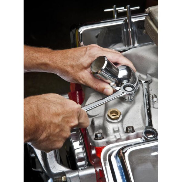 GearWrench 9602N 72-Tooth 12 Point Reversible Ratcheting Combination Metric Wrench Set 16-Piece