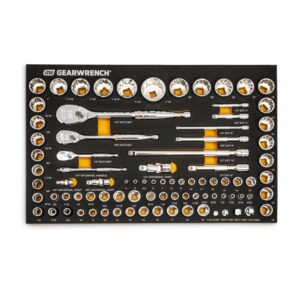 Gearwrench 86529 1/4", 3/8", 1/2" 90-Tooth SAE/Metric Mechanics Tool Set 83-Piece