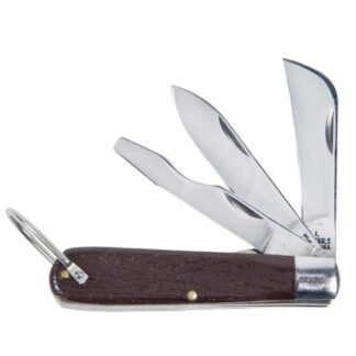 Klein 1550-6 3 Blade Pocket Knife with Screwdriver