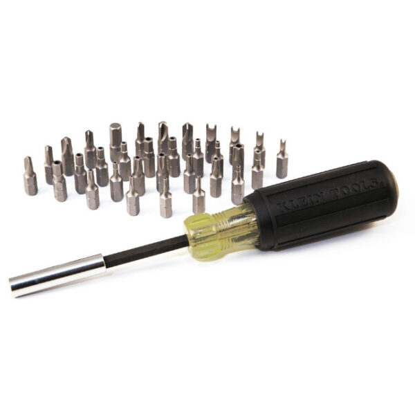 Klein 32510 Magnetic Screwdriver with 32 Tamperproof Bits