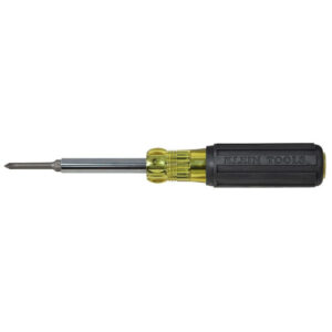 Klein 32559 Multi-Bit Screwdriver / Nut Driver, 6-in-1, Extended Reach, Ph, Sl