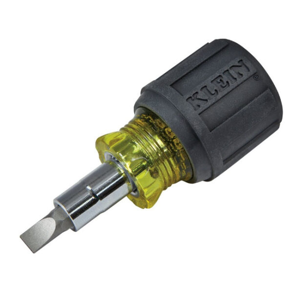 Klein 32561 Multi-Bit Screwdriver / Nut Driver, 6-in-1, Stubby, Ph, Sl Bits Klein 32561 Multi-Bit Screwdriver / Nut Driver, 6-in-1, Stubby, Ph, Sl Bits