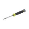 Klein 32581 Multi-Bit Electronics Screwdriver, 4-in-1, Phillips, Slotted Bits