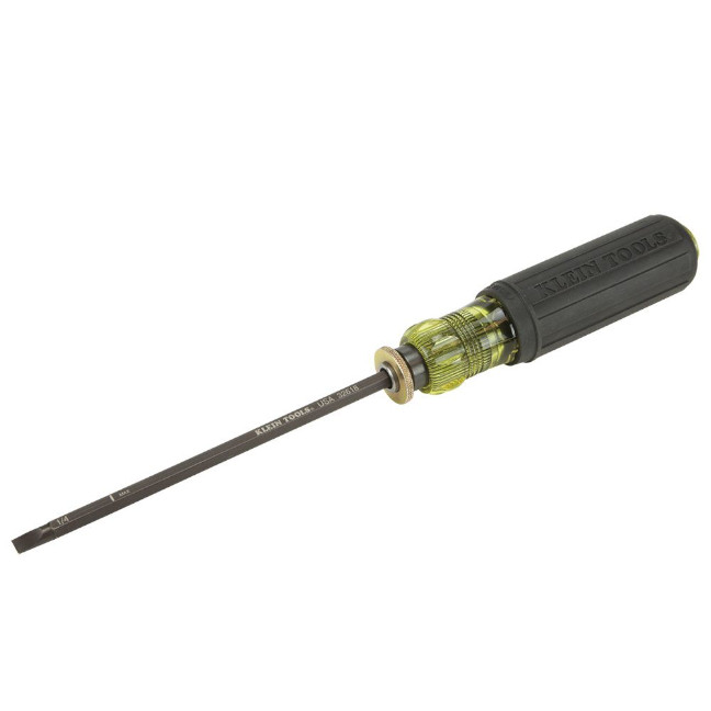 Klein 32751 Adjustable Screwdriver, #2 Phillips, 1/4-Inch Slotted