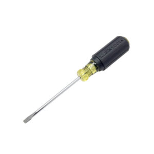 Klein 601-4 3/16-Inch Cabinet Tip Screwdriver 4-Inch