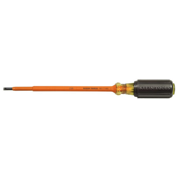 Klein 601-7-INS Insulated Screwdriver, 3/16-Inch Cabinet, 7-Inch Klein 601-7-INS Insulated Screwdriver, 3/16-Inch Cabinet, 7-Inch