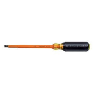 Klein 602-7-INS Insulated Screwdriver, 5/16" Cabinet, 7-Inch