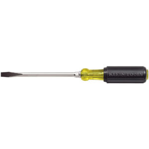 Klein 602-8 3/8-Inch Keystone Tip Screwdriver, Cushion Grip, 8-Inch