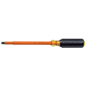 Klein 602-8-INS Insulated Screwdriver, 3/8-Inch Cabinet, 8-Inch