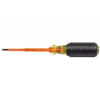 Klein 612-4ins Klein 612-4-INS Insulated 1/8-Inch Slotted Screwdriver, 4-Inch
