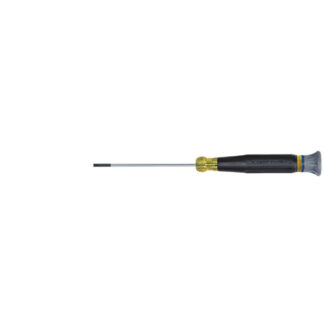 Klein 614-3 3/32-Inch Slotted Electronics Screwdriver, 3-Inch