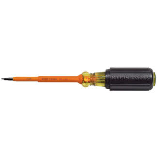 Klein 661-4-INS Insulated Screwdriver, #1 Square Tip, 4-Inch Shank