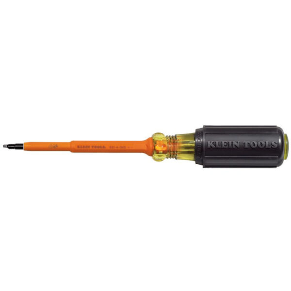 Klein 661-4-INS Insulated Screwdriver, #1 Square Tip, 4-Inch Shank Klein 661-4-INS Insulated Screwdriver, #1 Square Tip, 4-Inch Shank
