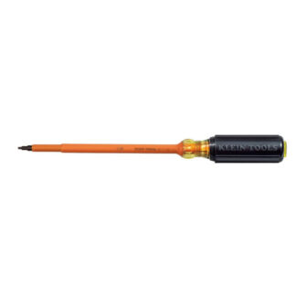 Klein 661-7-INS Insulated Screwdriver, #1 Square with 7-Inch Shank