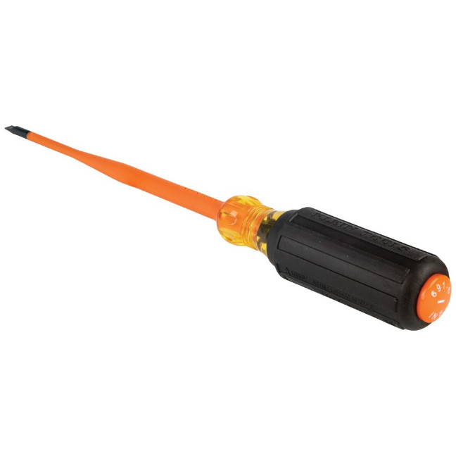 Klein 6916INS SlimTip Insulated Screwdriver 3/16" 6" Round