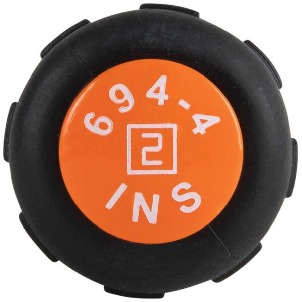 Klein 6944INS Slim-Tip 1000V Insulated Screwdriver, #2 Square, 4-Inch Round Shank