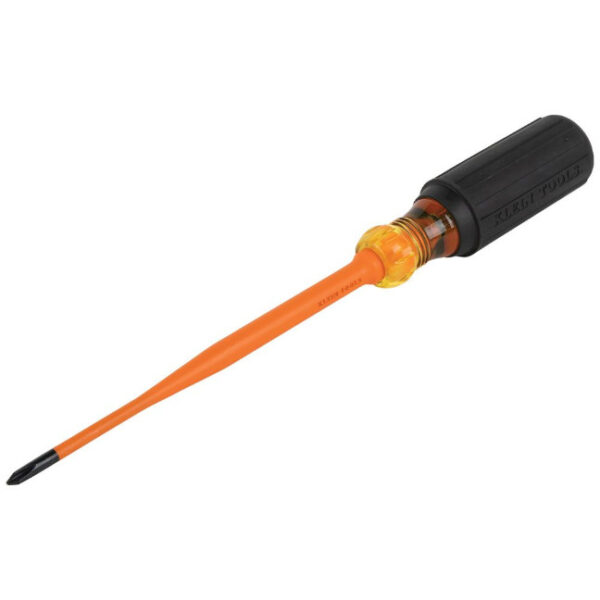Klein 6956INS Slim-Tip 1000V Insulated Screwdriver, #1 Phillips, 6-Inch