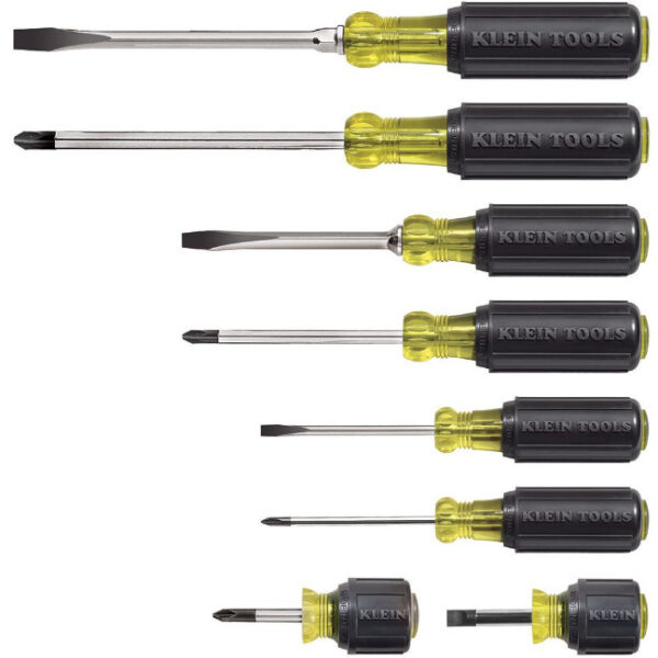 Klein 85078 Screwdriver Set, Multi-Application, 8-Piece