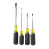Klein 85105 Screwdriver Set, Slotted and Phillips, 4-Piece