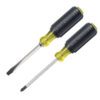 Klein 85442 Screwdriver Set, 1/4 Keystone and #2 Phillips, Cushion-Grip, 2-Piece