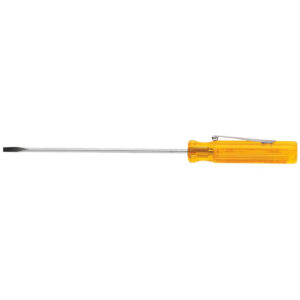 Klein A130-3 Screwdriver, 1/8-Inch Cabinet, Pocket Clip, 3-Inch