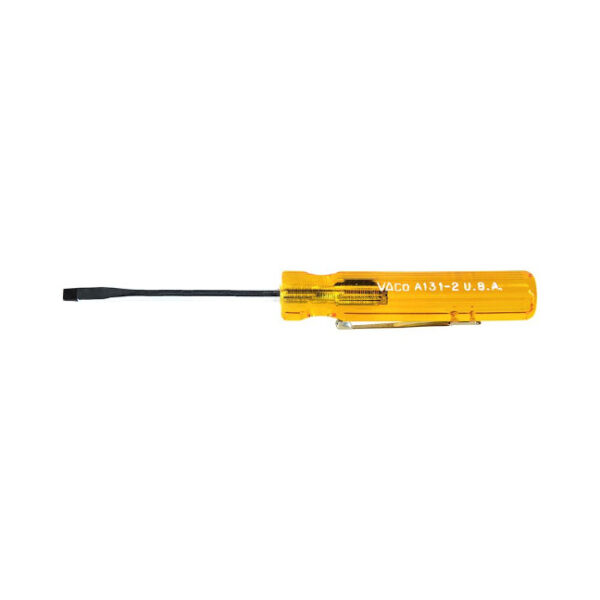 Klein A131-2 1/8-Inch Keystone Tip Screwdriver with Pocket Clip