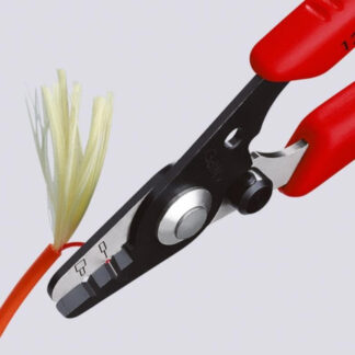 Knipex 1282130SB 5-1/4" Wire Stripper for Fiber Optics
