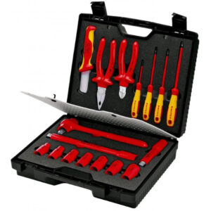 Knipex 989911 Compact VDE Insulated Tool Set with Case 17-Piece