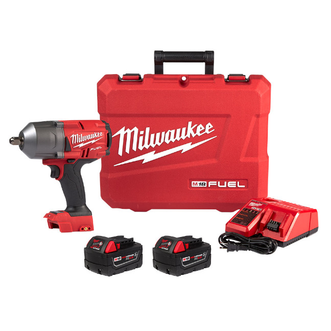 Milwaukee 2766-22R M18 FUEL High Torque 1/2" Impact Wrench with Pin Detent Kit