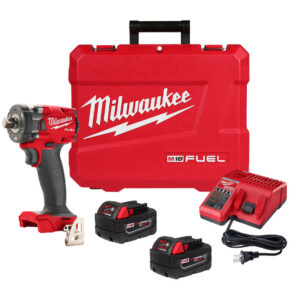 Milwaukee 2855P-22R M18 FUEL 1/2" Compact Impact Wrench Kit with Pin Detent