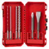 Milwaukee 48-20-7662 SDS+ MX4 4-Cutter and Chisel Kit 6-Piece
