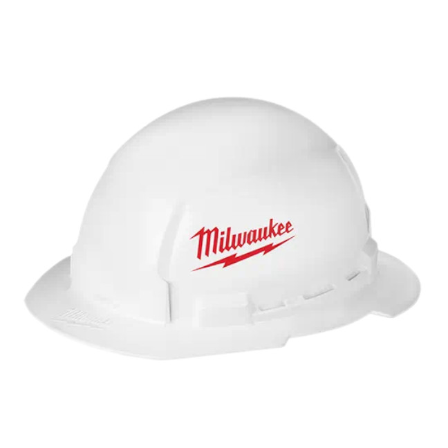 Milwaukee 48-73-1031 Full Brim Unvented Hard Hat with BOLT™ Accessories –  Type 1 Class E - BC Fasteners & Tools