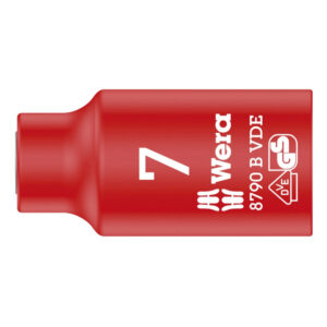 Wera 004951 8790B VDE Insulated Socket 7.0 x 3/8"