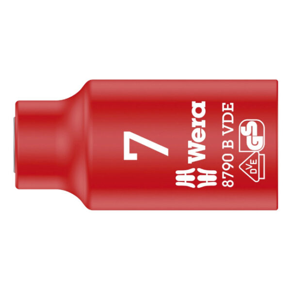 Wera 004951 8790B VDE Insulated Socket 7.0 x 3/8"