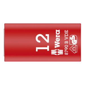 Wera 004956 8790B VDE Insulated Socket 12.0 x 3/8"