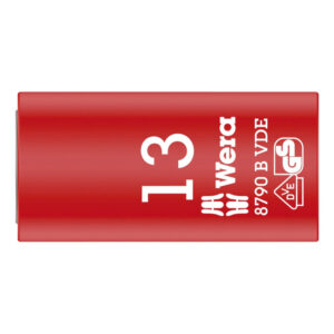 Wera 004957 8790B VDE Insulated Socket 13.0 x 3/8"