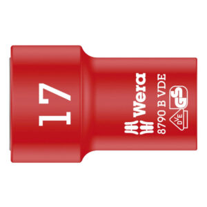 Wera 004961 8790B VDE Insulated Socket 17.0 x 3/8"