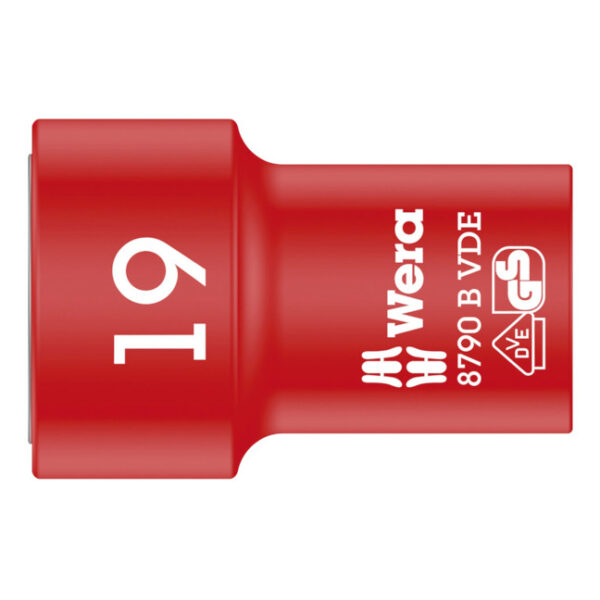 Wera 004963 8790B VDE Insulated Socket 19.0 x 3/8"