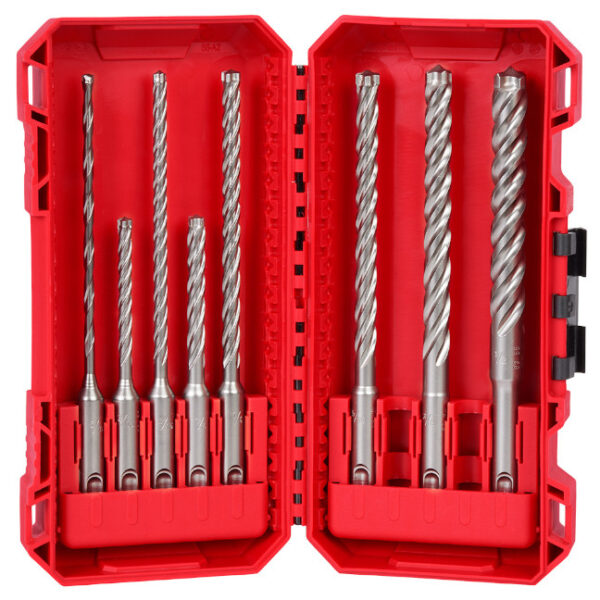 ilwaukee 48-20-7663 SDS+ MX4 4-Cutter Drill Bit Kit 8-Piece