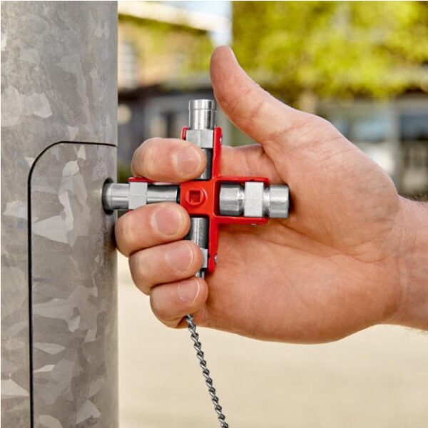 Knipex 001106 3-1/2" (90mm) Universal Control Cabinet Key