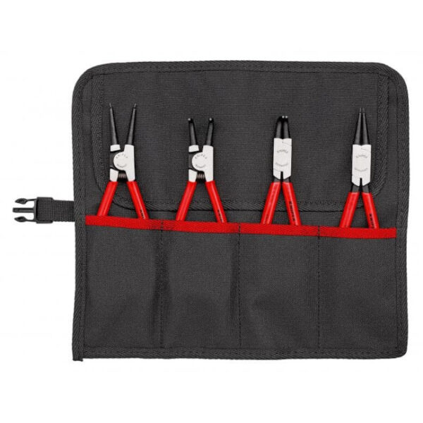 Knipex 001956 Precision Circlip Pliers Set in Tool Roll 4-Piece
